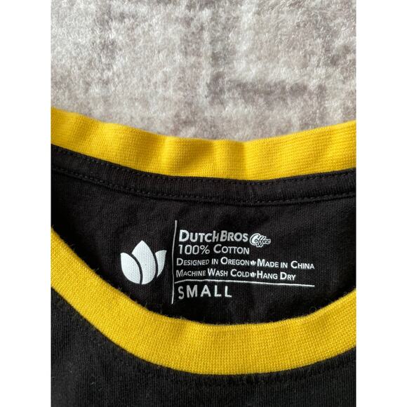 Dutch Brothers Colorblock Crew Neck Short Sleeve T Shirt Small - Picture 3 of 7